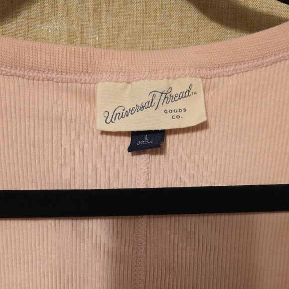 Universal Thread Light Pink Ribbed Tank Top - Picture 3 of 5